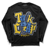 Dunk Low Vintage “Michigan” DopeSkill Long Sleeve T-Shirt Talk Is Chip Graphic Streetwear - Black