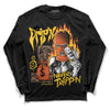 Yellow Sneakers DopeSkill Long Sleeve T-Shirt Drip'n Never Tripp'n Graphic Streetwear - Black