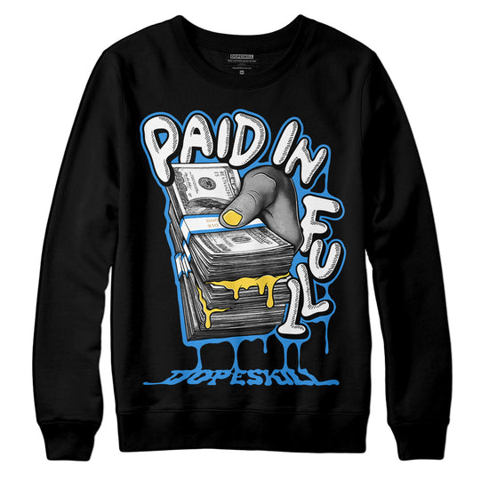 Dunk Low Pro SB Homer DopeSkill Sweatshirt Paid In Full Graphic Streetwear  - Black