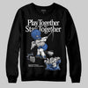 Awake NY x Jordan 5 Retro 'Black Racer Blue' DopeSkill Sweatshirt Play together, Stay together Graphic Streetwear - Black