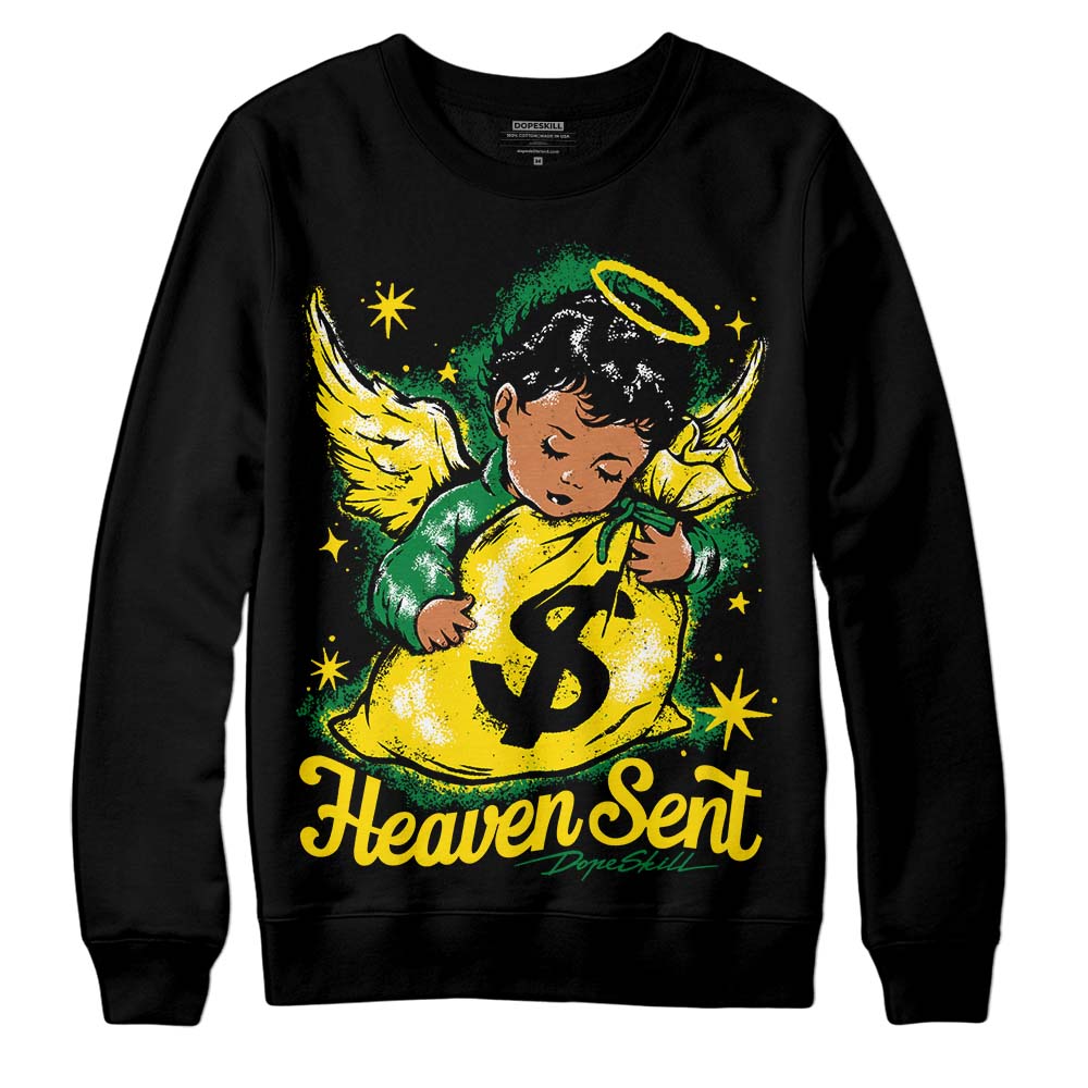 Dunk Low Reverse Brazil DopeSkill Sweatshirt Heaven Sent Graphic Streetwear - Black