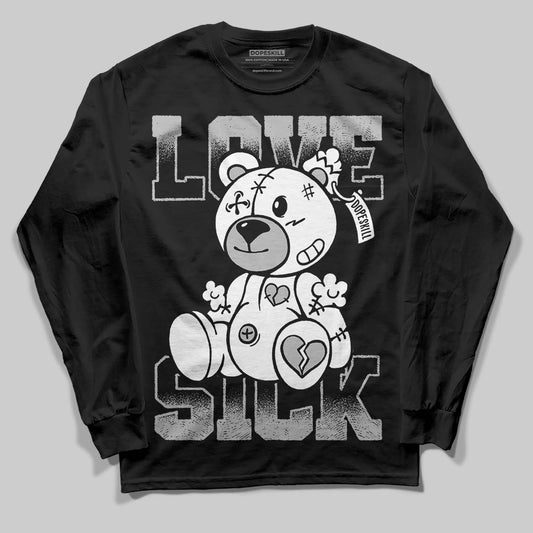 Black and White Sneakers DopeSkill Long Sleeve T-Shirt Love Sick Graphic Streetwear - Black