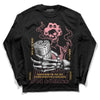 Jordan 3 GS “Red Stardust” DopeSkill Long Sleeve T-Shirt Show Me The Money Graphic Streetwear - Black