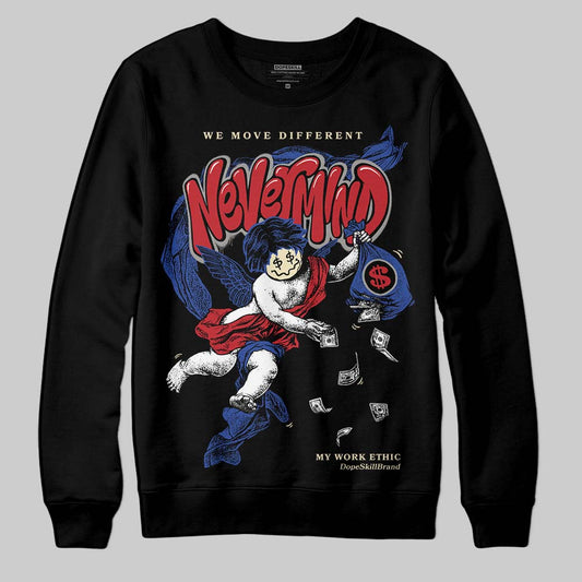 Jordan 4 “Rare Air” DopeSkill Sweatshirt Nevermind Graphic Streetwear - White 