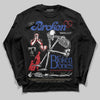 Jordan 4 “Rare Air” DopeSkill Long Sleeve T-Shirt Broken Bones Graphic Streetwear - Black
