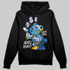 Royal Blue Sneakers DopeSkill Hoodie Sweatshirt Make Money Graphic Streetwear - Black