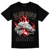 Jordan 1 Retro High OG Palomino DopeSkill T-Shirt Slow Burn Graphic Streetwear - Black