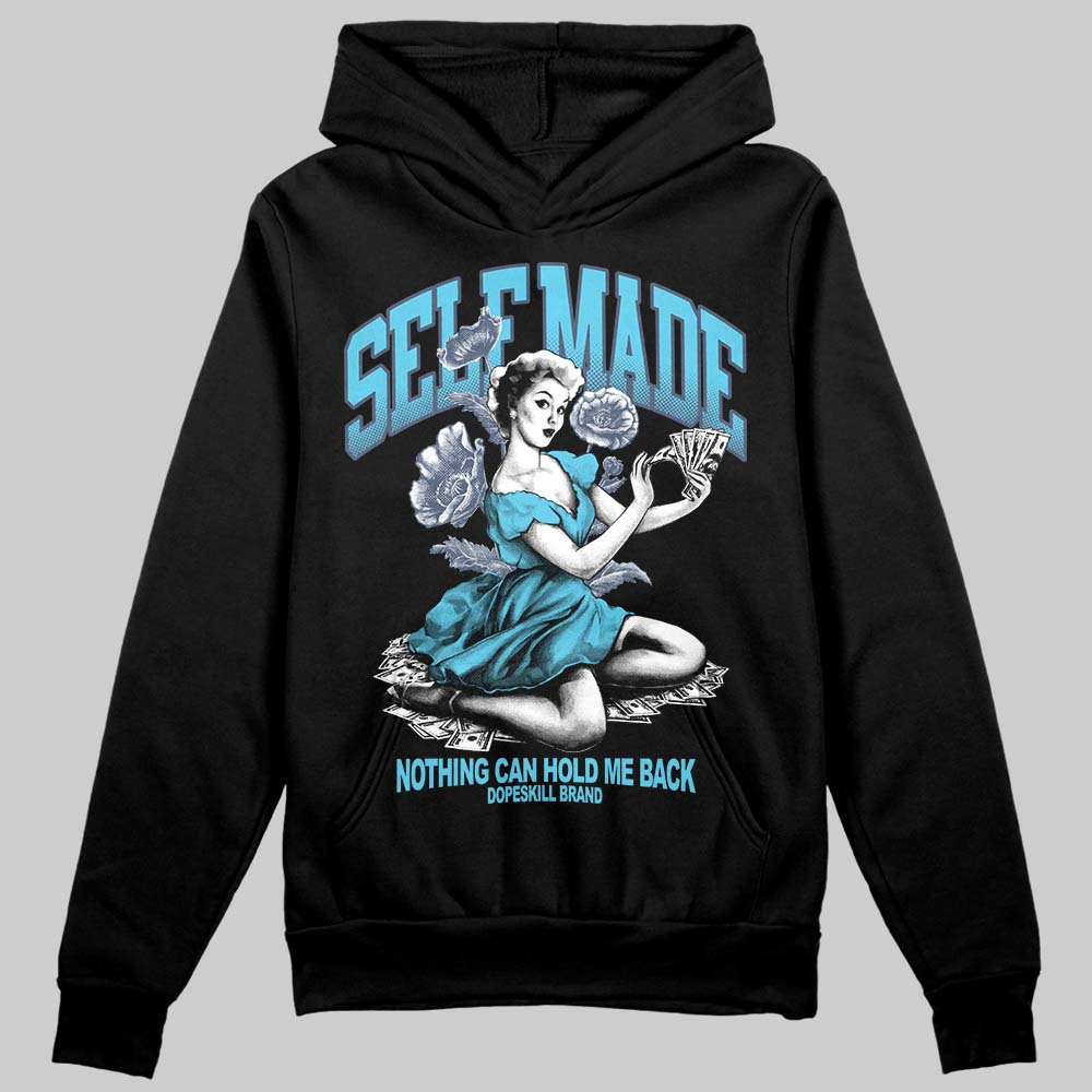 Jordan 11 Retro Gamma Blue (2025) DopeSkill Hoodie Sweatshirt Self Made Graphic Streetwear - Black