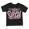 Dunk Low LX Pink Foam DopeSkill Toddler Kids T-shirt Queen Graphic Streetwear - Black