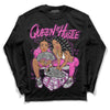 Jordan 4 GS “Hyper Violet” DopeSkill Long Sleeve T-Shirt Queen Of Hustle Graphic Streetwear - Black