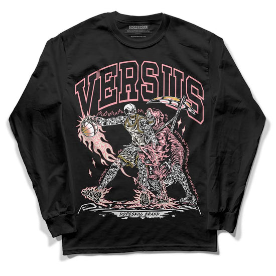 Jordan 3 GS “Red Stardust” DopeSkill Long Sleeve T-Shirt VERSUS Graphic Streetwear - Black