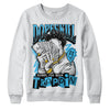 Jordan 13 Retro University Blue DopeSkill Sweatshirt Sorry I've Been Trappin Graphic Streetwear - White 