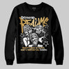 Jordan 12 Retro 'Taxi' 2025 DopeSkill Sweatshirt Distorted Realms Graphic Streetwear - Black