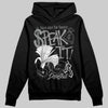 Jordan 4 “Black Cat” (2025) DopeSkill Hoodie Sweatshirt Speak It Graphic Streetwear - Black