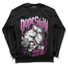 Jordan 4 GS “Hyper Violet” DopeSkill Long Sleeve T-Shirt Money On My Mind Graphic Streetwear - Black