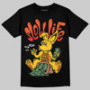 Yellow Sneakers DopeSkill T-Shirt Slow Life Graphic Streetwear - Black