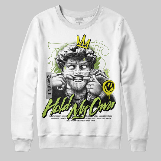 Jordan 13 Retro Bright Cactus DopeSkill Sweatshirt In My Way Graphic Streetwear - White