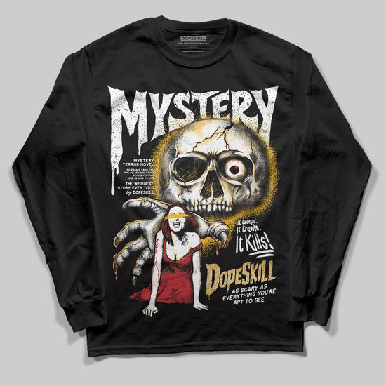 Jordan 12 Retro 'Taxi' 2025 DopeSkill Long Sleeve T-Shirt Mystery Ghostly Grasp Graphic Streetwear - Black