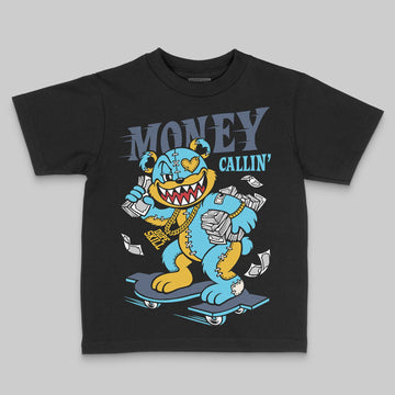 Jordan 11 Retro Gamma Blue (2025) DopeSkill Toddler Kids T-shirt Money Callin' Graphic Streetwear - Black
