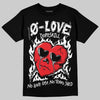 Rick Owens Leather Low Sneaker Black And Milk DopeSkill T-Shirt Crying Heart Graphic Streetwear - Black