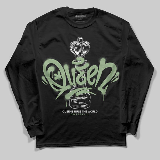 Jordan 4 Retro “Seafoam” DopeSkill Long Sleeve T-Shirt Queen Chess Graphic Streetwear - black