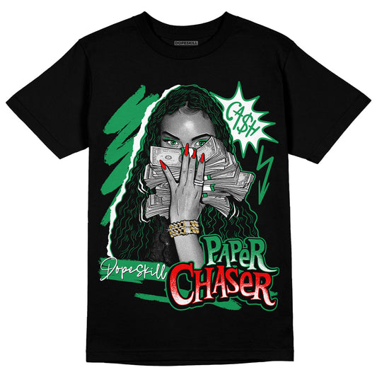 Jordan 1 High OG ‘Lucky Green’ DopeSkill T-Shirt NPC Graphic Streetwear  - Black 
