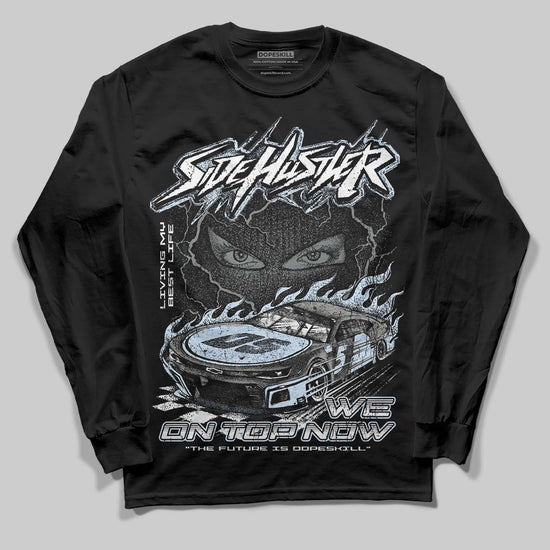 Jordan 9 Cool Grey DopeSkill Long Sleeve T-Shirt Flexin' Graphic Streetwear - Black