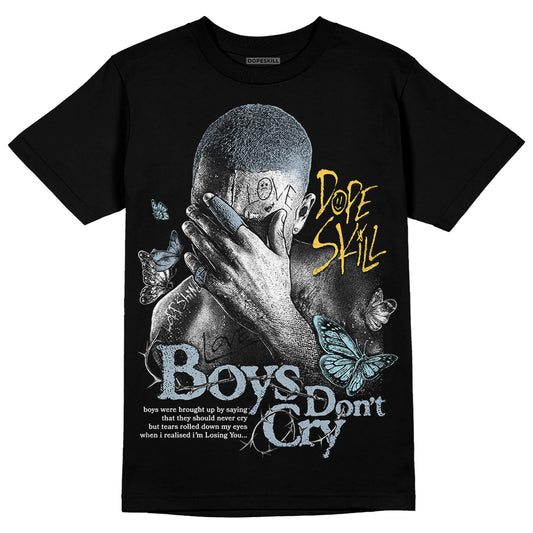 Jordan 13 “Blue Grey” DopeSkill T-Shirt Boys Don't Cry Graphic Streetwear - Black