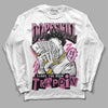 Little Posite One Polarized Pink (GS) DopeSkill Long Sleeve T-Shirt Sorry I've Been Trappin Graphic Streetwear - White