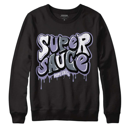 Jordan 5 Retro Low Indigo Haze DopeSkill Sweatshirt Super Sauce Graphic Streetwear - Black