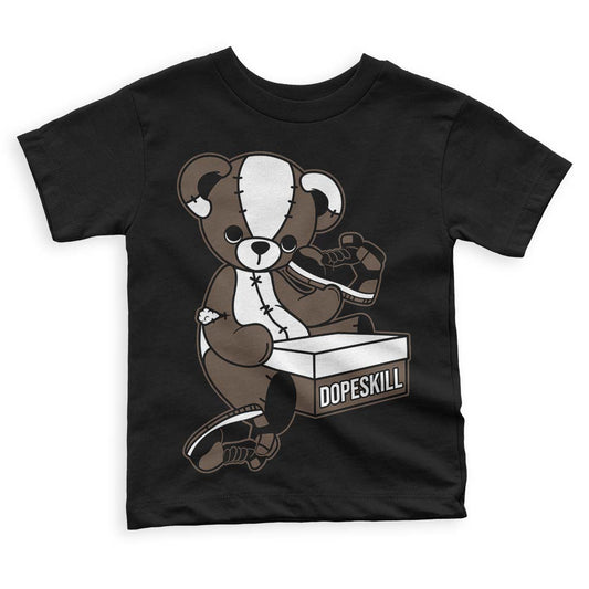 Jordan 1 Retro High OG Palomino DopeSkill Toddler Kids T-shirt Sneakerhead BEAR Graphic Streetwear - Black