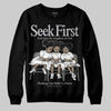 Grey Sneakers DopeSkill Sweatshirt New Seek First Graphic Streetwear - Black