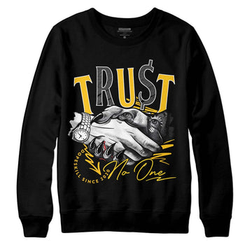 Yellow Sneakers DopeSkill Sweatshirt Trust No One Graphic Streetwear - black