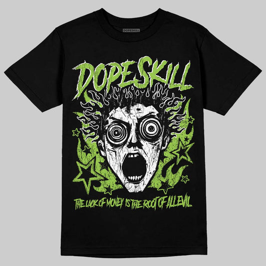 Neon Green Sneakers DopeSkill T-Shirt Root of Evil Graphic Streetwear - Black