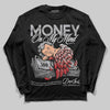 Jordan 4 OG “White Cement” DopeSkill Long Sleeve T-Shirt MOMM Graphic Streetwear - Black