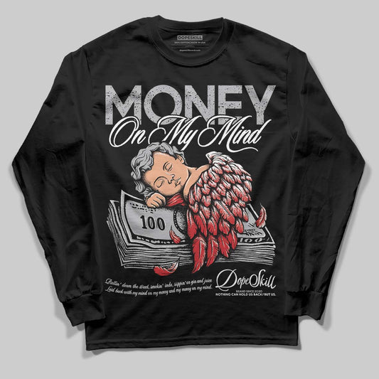 Jordan 4 OG “White Cement” DopeSkill Long Sleeve T-Shirt MOMM Graphic Streetwear - Black