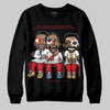 Red Sneakers DopeSkill Sweatshirt First Sunday Graphic Streetwear - Black