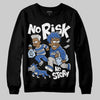 Awake NY x Jordan 5 Retro 'Black Racer Blue' DopeSkill Sweatshirt No Risk No Story Graphic Streetwear - Black