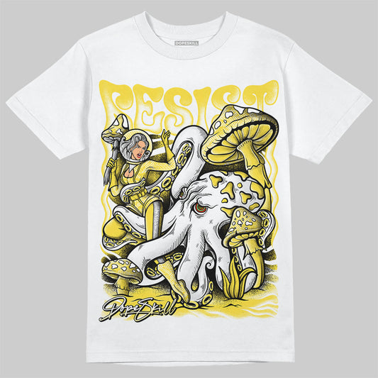 Jordan 11 Low 'Yellow Snakeskin' DopeSkill T-Shirt Resist Graphic Streetwear - White 