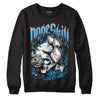 Jordan 2 Low "University Blue" DopeSkill Sweatshirt Money On My Mind Graphic Streetwear - Black