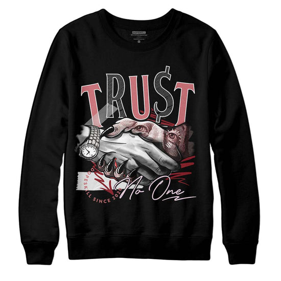 Valentine's Day Collection DopeSkill Sweatshirt Trust No One Graphic Streetwear - Black