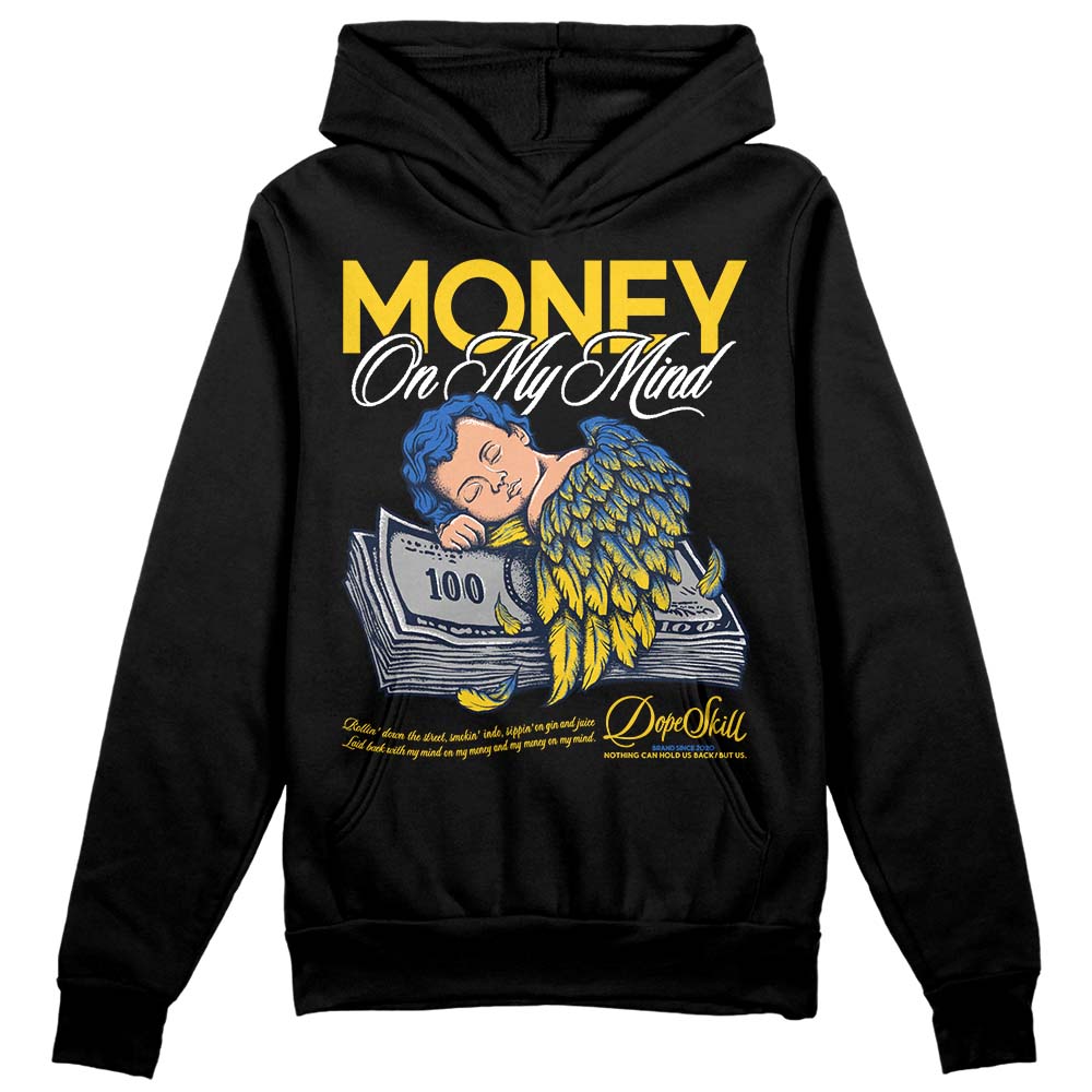 Dunk Low Vintage “Michigan” DopeSkill Hoodie Sweatshirt MOMM Graphic Streetwear - Black