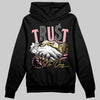 Jordan 3 GS “Red Stardust” DopeSkill Hoodie Sweatshirt Trust No One Graphic Streetwear - Black