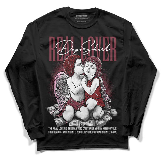 Jordan 1 Retro High OG “Team Red” DopeSkill Long Sleeve T-Shirt Real Lover Graphic Streetwear - Black