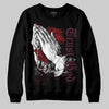 Jordan 5 Retro Burgundy (2023) DopeSkill Sweatshirt Trust God Graphic Streetwear - Black