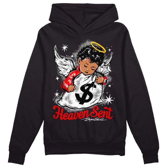 Dunk Low Panda White Black DopeSkill Hoodie Sweatshirt Heaven Sent Graphic Streetwear - Black