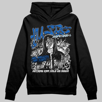 Jordan 11 "Space Jam" (2026) DopeSkill Hoodie No Money No Lust Graphic Streetwear - Black