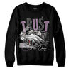 Jordan 2 “Mauve/Off-Noir” DopeSkill Sweatshirt Trust No One Graphic Streetwear - Black