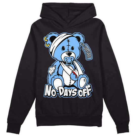 Jordan 9 Powder Blue DopeSkill Hoodie Sweatshirt Hurt Bear Graphic Streetwear - black