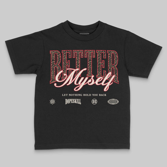 Jordan 3 "World’s Best Dad" DopeSkill Toddler Kids T-shirt Better Myself Graphic Streetwear - black